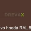 orechovo hnedá RAL 8011